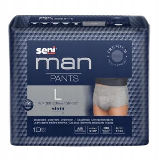 Majtki chłonne dla mężczyzn Seni Man Pants L 10szt