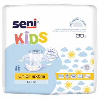Pieluchy dla dzieci Seni Kids Junior Extra 15+ 30x