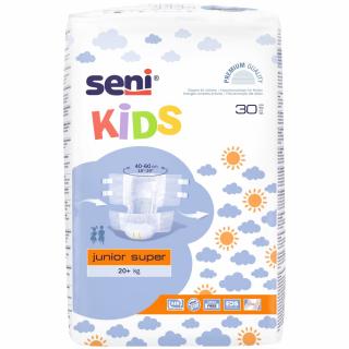 Pieluchy dla dzieci Seni Kids Junior Super 20+ 30x