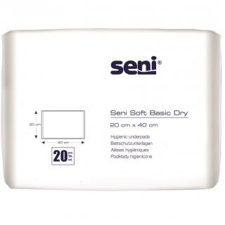 Podkłady higieniczne Seni Soft Basic Dry 20x40 20x