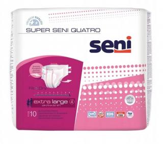 Super Seni Quatro pampersy dla dorosłych XL 10 szt