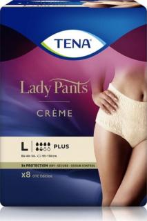 TENA Lady Pants Plus Creme Large OTC 8 szt
