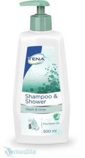 TENA Shampoo  Shower, szampon i żel pod pr. 500ml