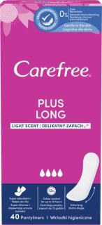Wkładki higieniczne Carefree Plus Long Light 40szt