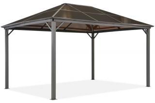 Altana ogrodowa Milos 3x4m z moskitierą Garden Point szara