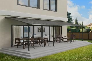 Aluminiowe zadaszenie tarasu Sierra Palram - Canopia 3 x 9,15 m antracyt Heat Block