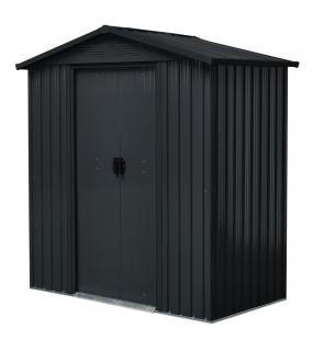 Domek narzędziowy z metalu Helsinki 1 x 1,9 m StoreBoss antracyt