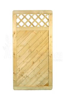 Drewniane ogrodzenie na działkę Ravena 1800x900