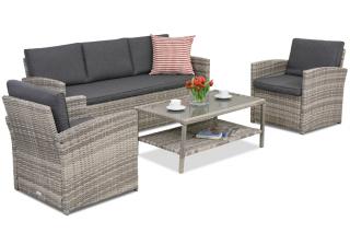 Meble ogrodowe Monaco Coffee 5 Garden Point jasnoszare