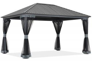 Metalowa altana Sardynia Premium 3x3 Garden Point antracyt
