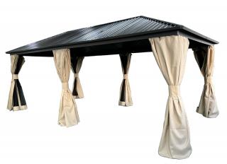 Metalowa altana Sardynia Premium 3x6 Garden Point beż