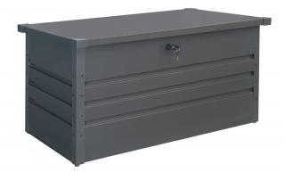 Metalowa skrzynia ogrodowa Filadelfia 300l StoreBoss antracyt