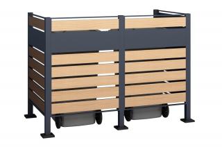 Obudowa na 2 kosze na śmieci 120l lub 240l Breda CoverTech