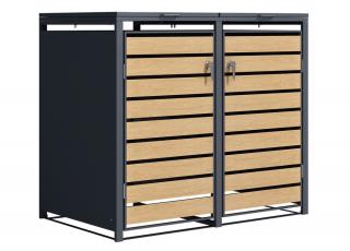 Obudowa na 2 kosze na śmieci 120l lub 240l Bremen CoverTech