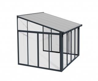 Ogród zimowy Veranda Sanremo Palram - Canopia 3 x 3 m szary