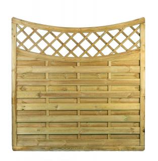 Ogrodzenie z drewna Ula Lux 1800/1650 x 1800