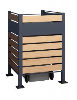 Osłona na kosz na śmieci 120l lub 240l Breda CoverTech