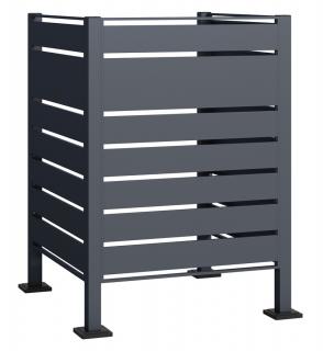 Osłona na kosz na śmieci 120l lub 240l Halen CoverTech antracyt