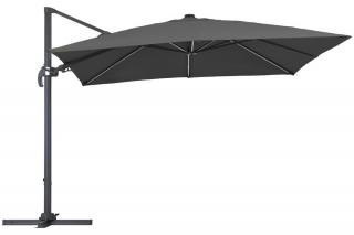 Parasol ogrodowy Merano z oświetleniem LED 3x4m Garden Point antracyt