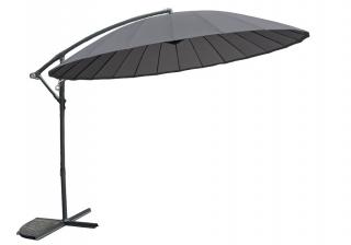 Parasol ogrodowy Monza o średnicy 3m antracyt Garden Point