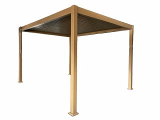 Pergola tarasowa wolnostojąca Lagos 3x4 woodlike Garden Point