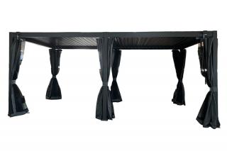 Pergola tarasowa wolnostojąca Lagos Premium 3x6 Garden Point antracyt