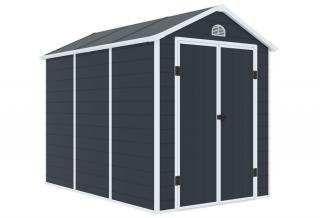 Plastikowy domek narzędziowy Bergen 1,9 x 2,8 m CoverTech antracyt