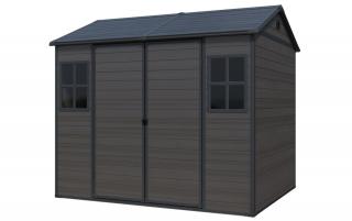 Plastikowy domek narzędziowy Tumba 1,9 x 2,4 m Store Boss antracyt