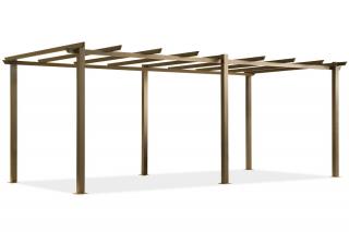 Stelaż do metalowej pergoli tarasowej Barbados 3x6 m woodlike Garden Point