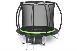 Trampolina ogrodowa Premium  z siatką wewnętrzną 244 cm Jump Hero 8FT