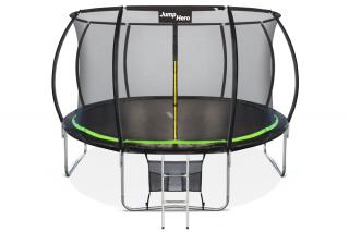 Trampolina ogrodowa Premium z siatką wewnętrzną 366 cm Jump Hero 12FT