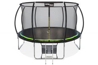 Trampolina ogrodowa Premium z siatką wewnętrzną 427cm Jump Hero 14FT