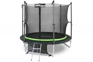 Trampolina ogrodowa z siatką wewnętrzną 244cm Jump Hero 8FT