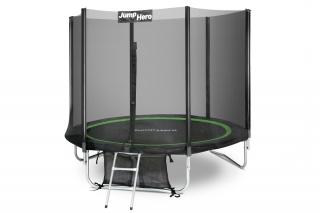 Trampolina ogrodowa z siatką zewnętrzną 244cm Jump Hero 8FT