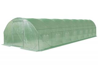 Tunel foliowy 4x10m Garden Point zielony z drzwiami