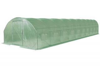 Tunel foliowy 4x12m Garden Point zielony z drzwiami