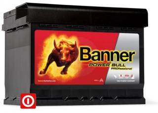 Akumulator Banner Power Bull PROfessional 50Ah 400A P+  ( PRO P50 42 )