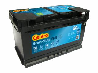 Akumulator Centra EFB 80Ah 720A CL800