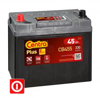 Akumulator Centra Plus 45Ah 300A Civic L+ CB455