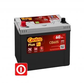 Akumulator Centra Plus 60Ah 390A L+ CB605