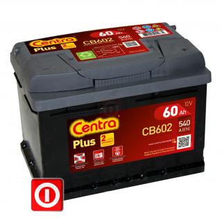 Akumulator Centra Plus 60Ah 540A CB602