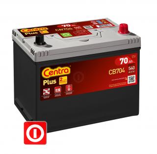 Akumulator Centra Plus 70Ah 540A CB704