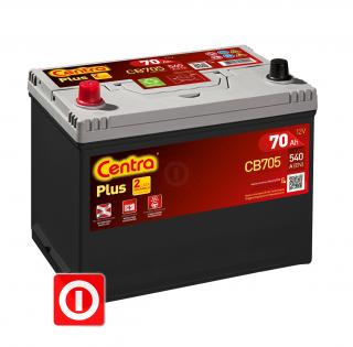 Akumulator Centra Plus 70Ah 540A L+ CB705