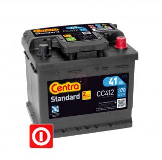 Akumulator Centra Standard 41Ah 370A CC412