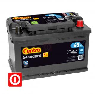 Akumulator Centra Standard 65Ah 540A