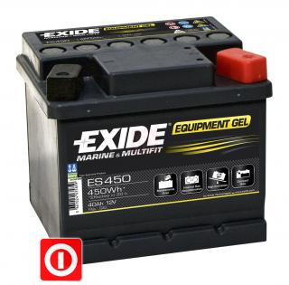 Akumulator Exide Equipment GEL 40Ah ES450