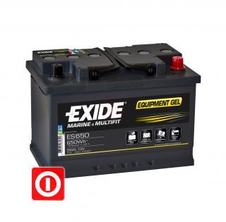 Akumulator Exide Equipment GEL 56Ah ES650