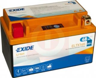 Akumulator Exide Lithium ELTX14H 4Ah / 48Wh 240A