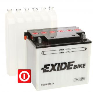 Akumulator Exide Y60-N24L-A 28Ah 280A