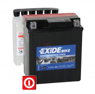 Akumulator Exide YTX7L-BS 6Ah 100A